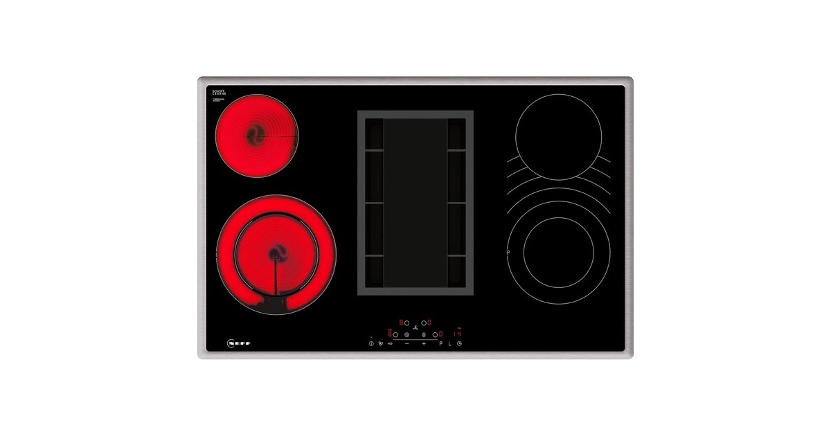 Neff T18BD3AN0, Autarkes Kochfeld(schwarz/edelstahl, mit integriertem Dunstabzug)