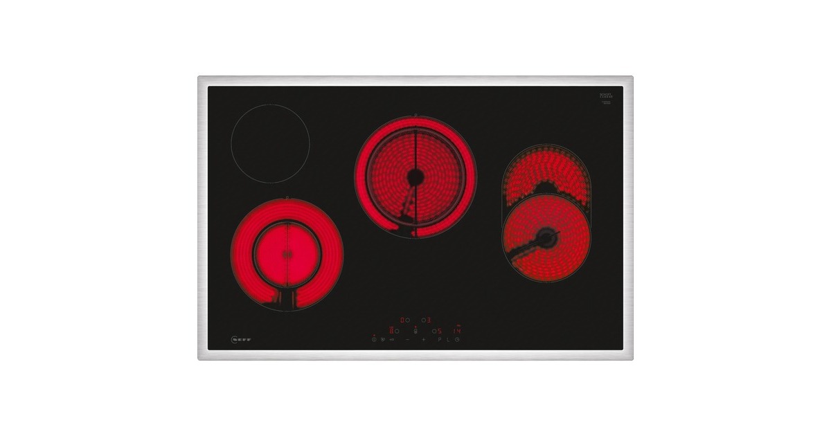 Neff T18SDH9L0 N 70, Autarkes Kochfeld(schwarz/edelstahl, 80 cm)