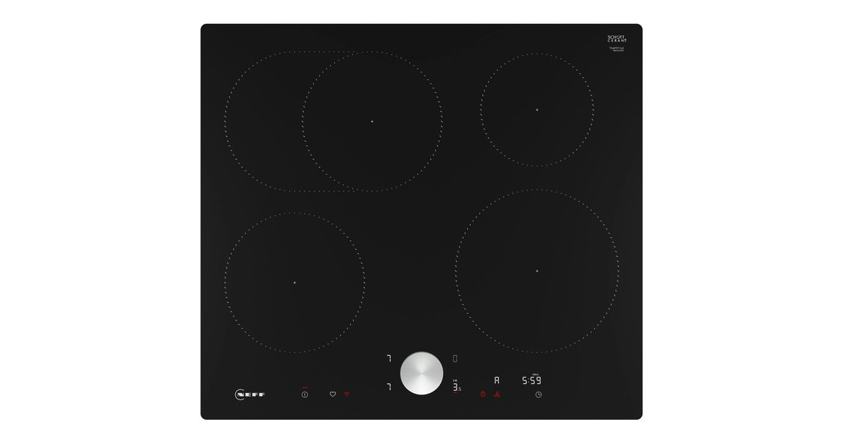 Neff T56PTF1L0 N 90, Autarkes Kochfeld(schwarz/edelstahl, 60 cm)