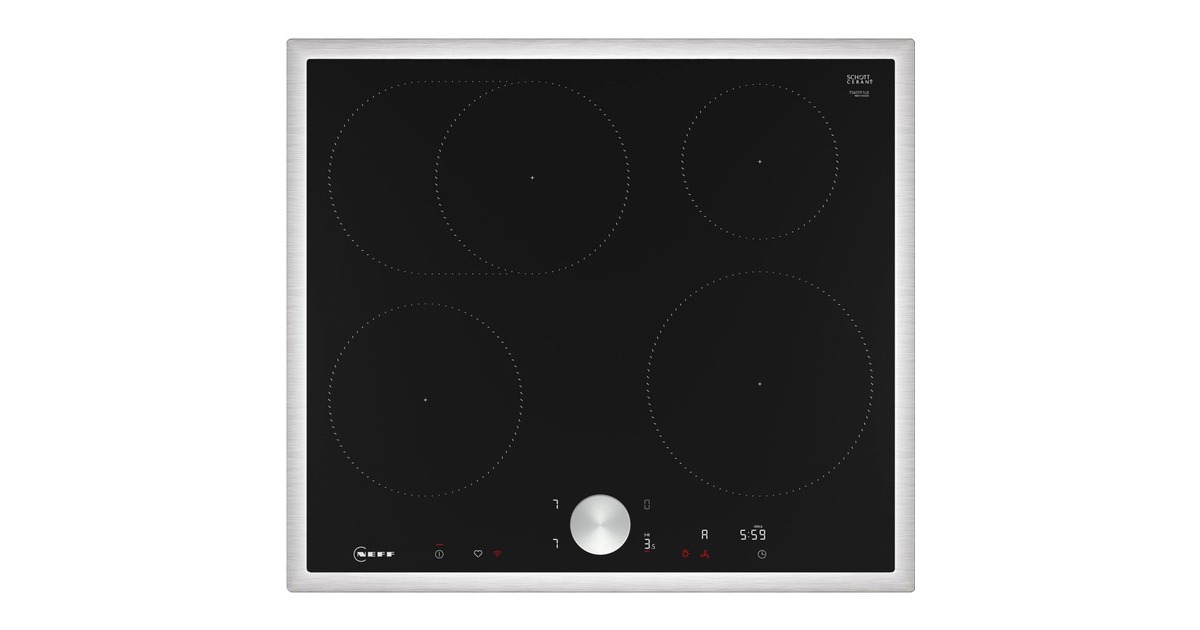 Neff T56STF1L0 N 90, Autarkes Kochfeld(schwarz/edelstahl, 60 cm)