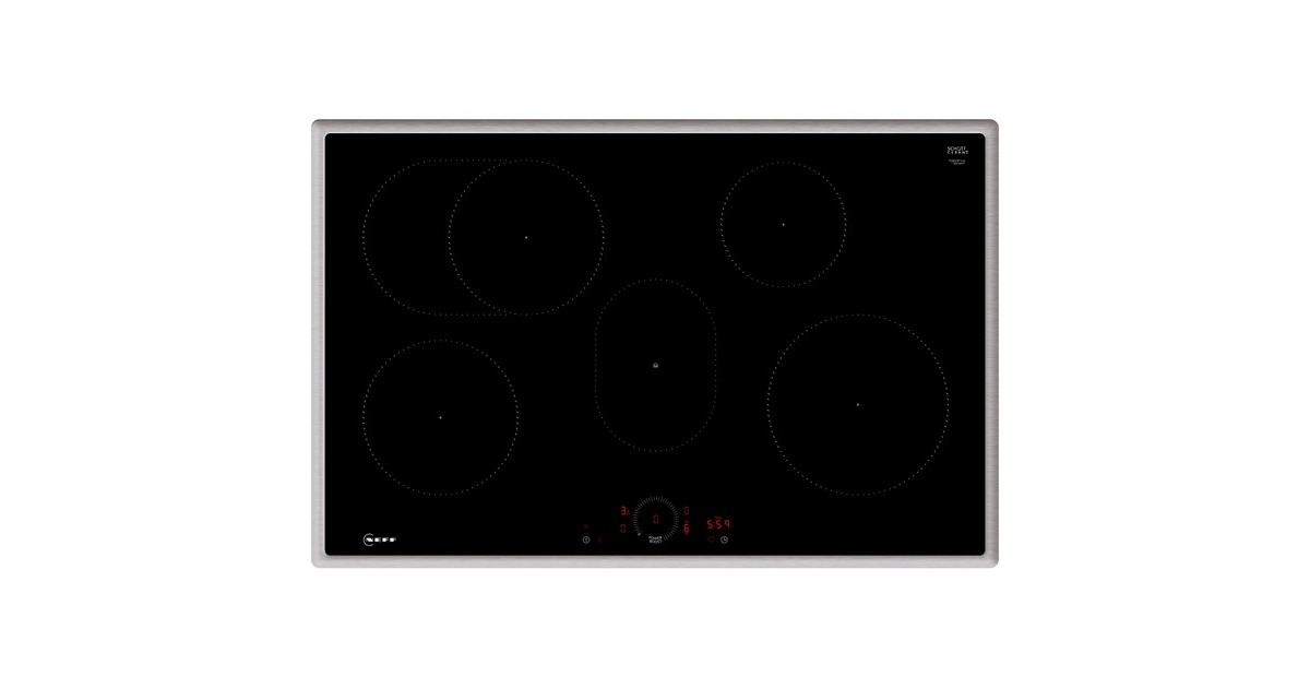 Neff T58SHF1L0 N 70, Autarkes Kochfeld(schwarz/edelstahl, 80 cm)