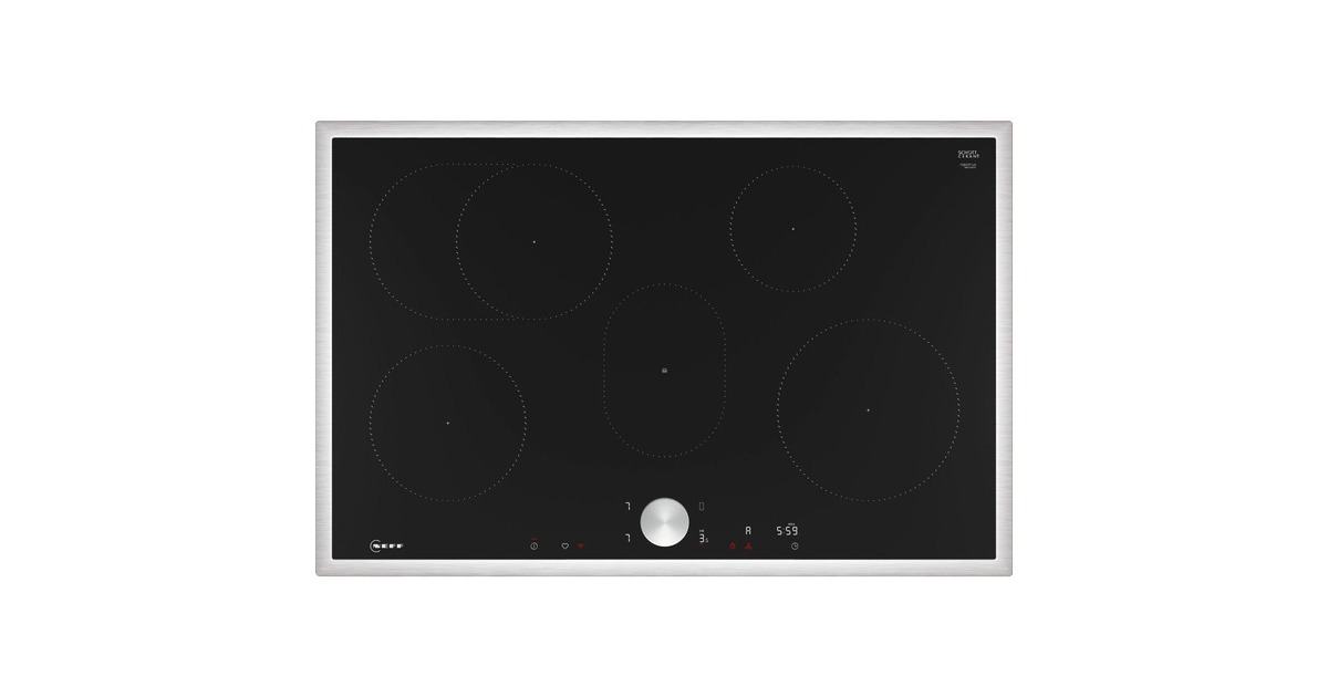 Neff T58STF1L0 N 90, Autarkes Kochfeld(schwarz/edelstahl, 80 cm)