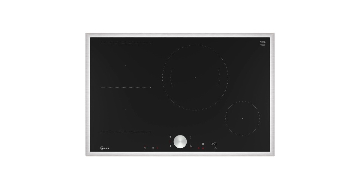 Neff T58STS1L0 N 90, Autarkes Kochfeld(schwarz/edelstahl, 80 cm)