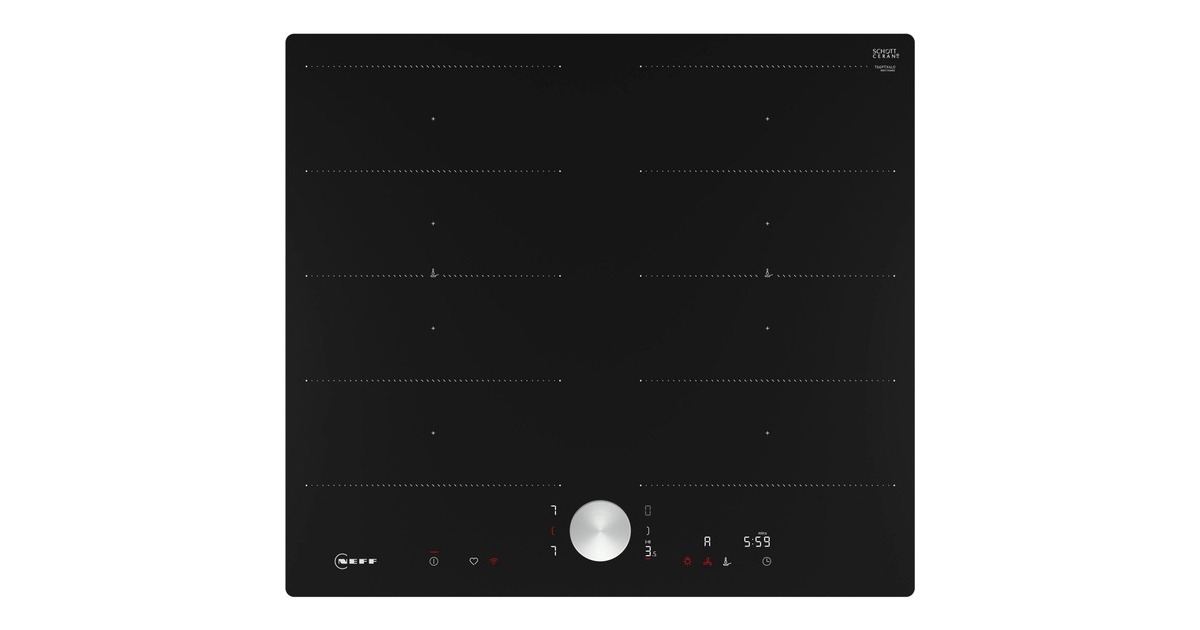 Neff T66PTX4L0 N 90, Autarkes Kochfeld(schwarz/edelstahl, 60 cm)