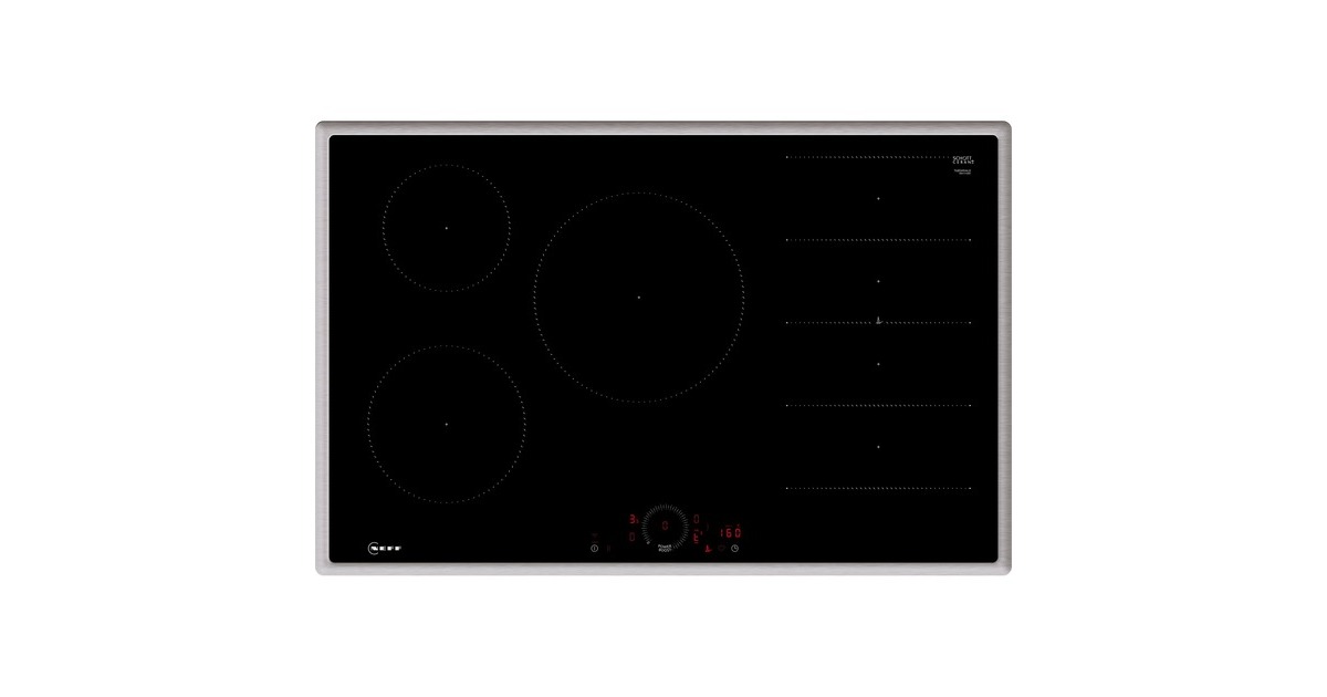 Neff T68SHV4L0 N 70, Autarkes Kochfeld(schwarz/edelstahl, 80 cm)