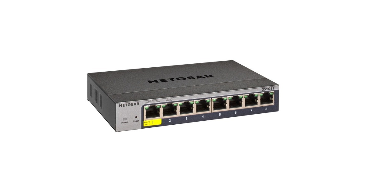 Netgear GS108T v3, Switch(Retail)