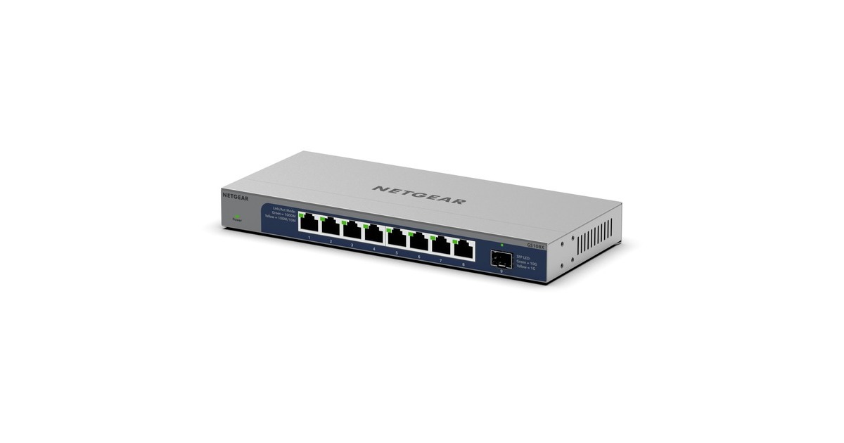 Netgear GS108X UNM/8x1G/1x10Gb SFP+, Switch
