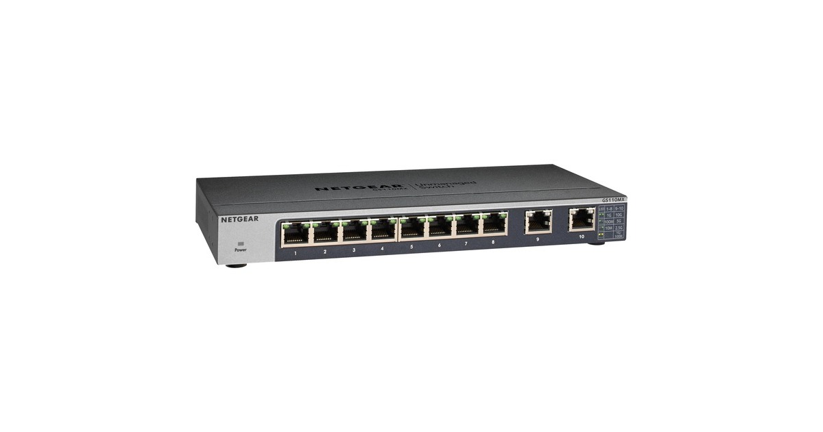 Netgear GS110MX, Switch