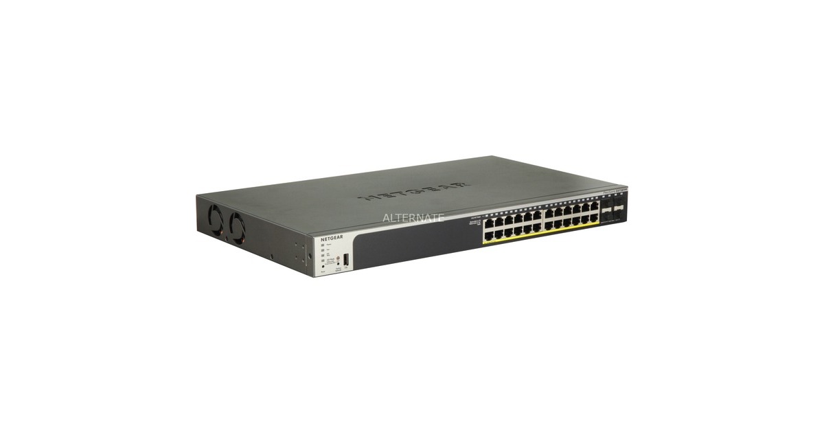 Netgear GS728TPPv2, Switch(grau)
