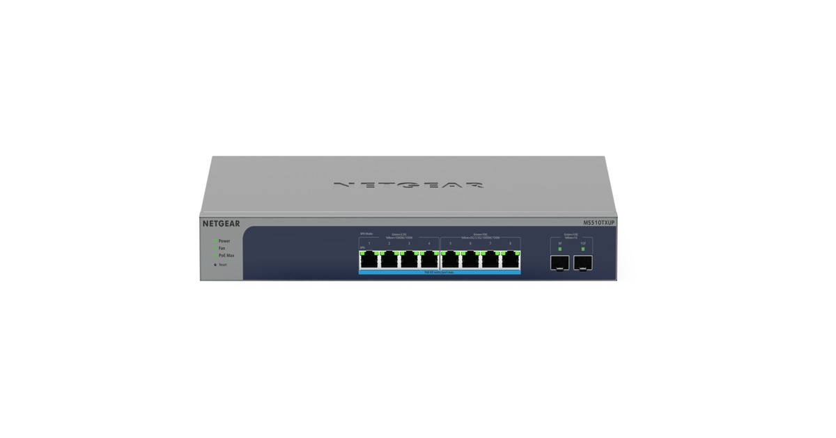 Netgear MS510TXUP, Switch(grau)