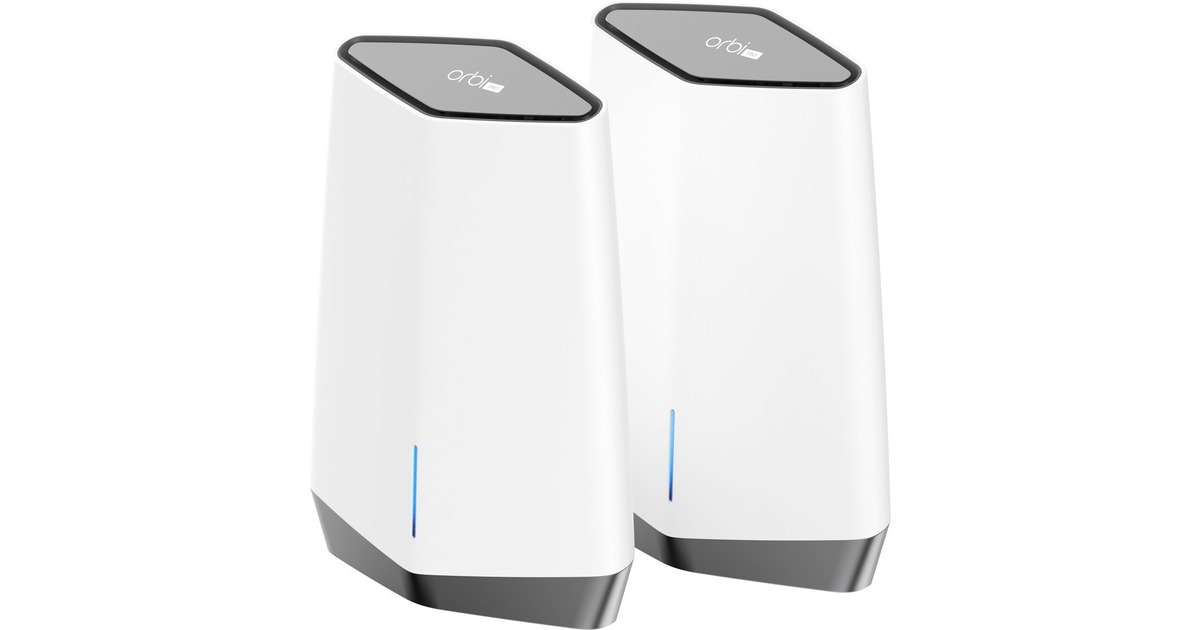 Netgear Orbi Pro WiFi 6 Tri-Band AX6000 WLAN-System, Mesh Router(weiß, 1x Router, 1x Satellit)