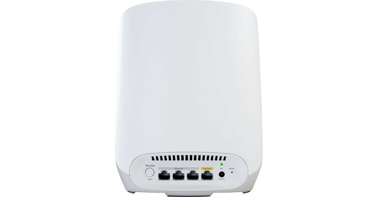 Netgear Orbi WiFi6 Tri-Band Mesh System 3er Set, Mesh Router(weiß)