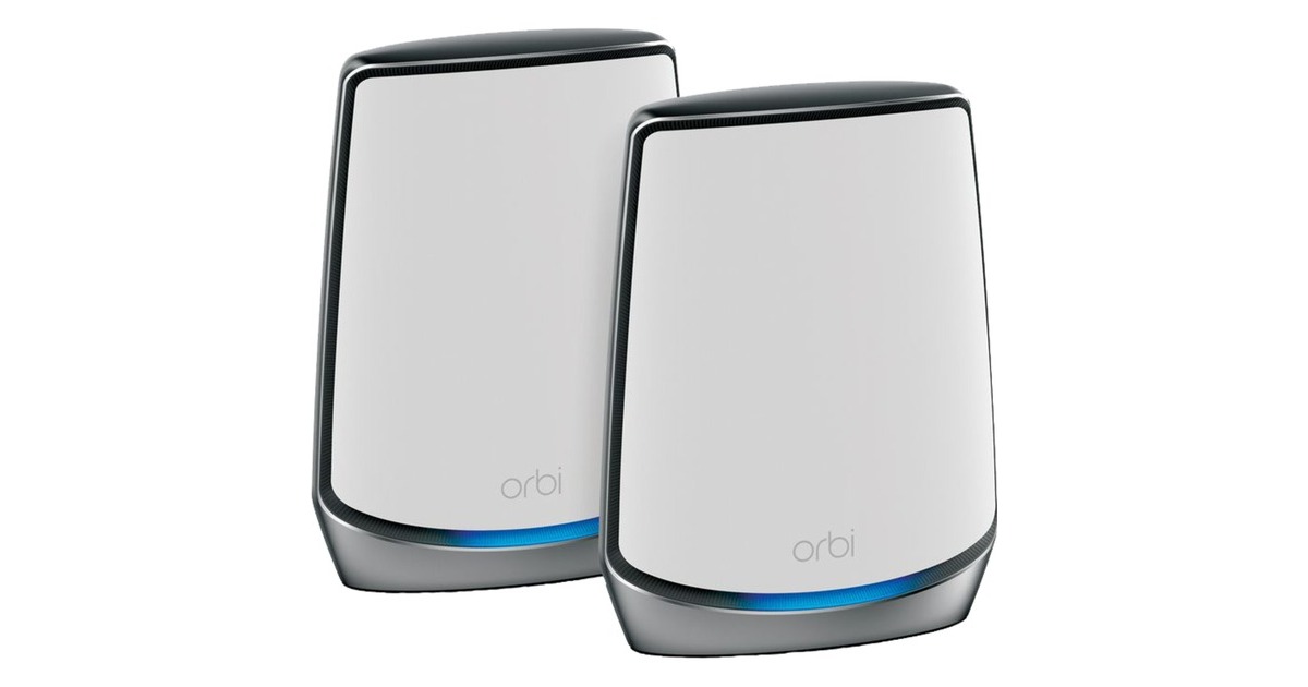Netgear Orbi WiFi-6-System AX6000, Mesh Router(weiß/silber)