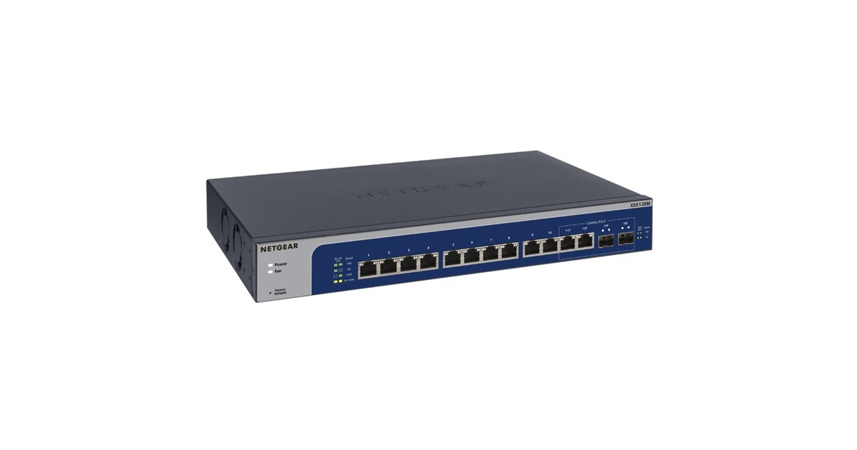 Netgear XS512EM, Switch