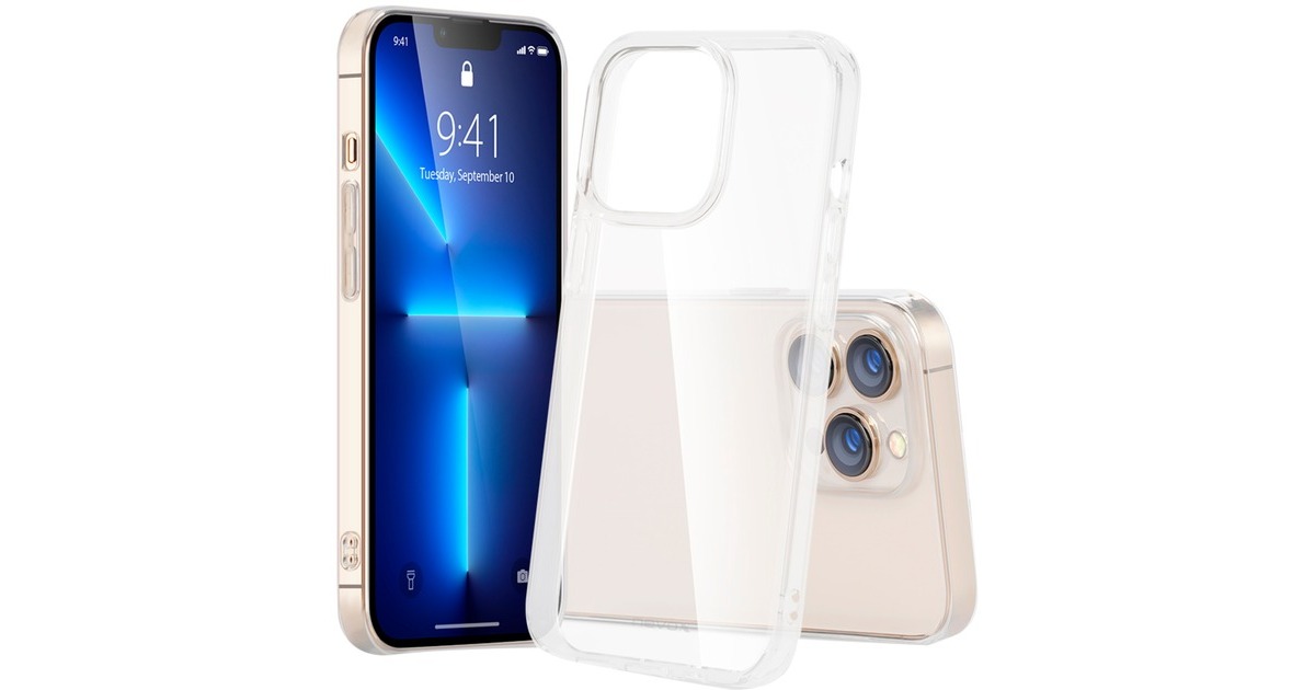 Nevox StyleShell Flex, Handyhülle(transparent, iPhone 15 Pro Max)