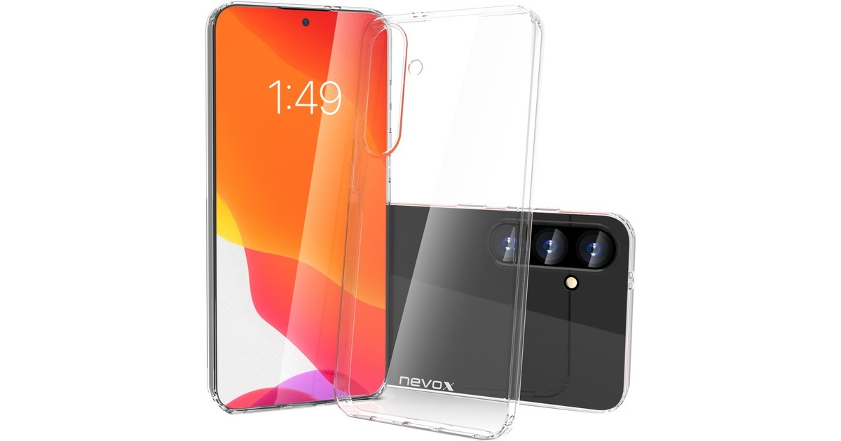 Nevox StyleShell Flex, Handyhülle(transparent, Samsung Galaxy S24 Plus)
