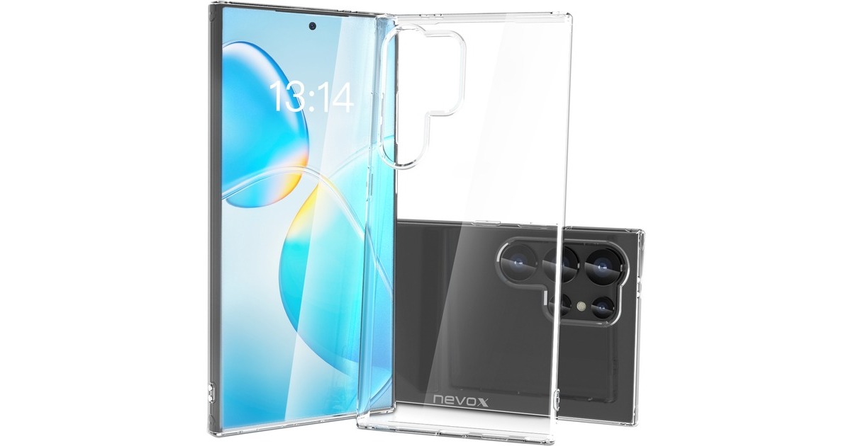 Nevox StyleShell Flex, Handyhülle(transparent, Samsung Galaxy S24 Ultra)