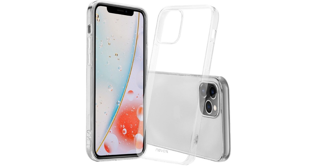 Nevox StyleShell Flex, Handyhülle(transparent, iPhone 13 Pro Max)