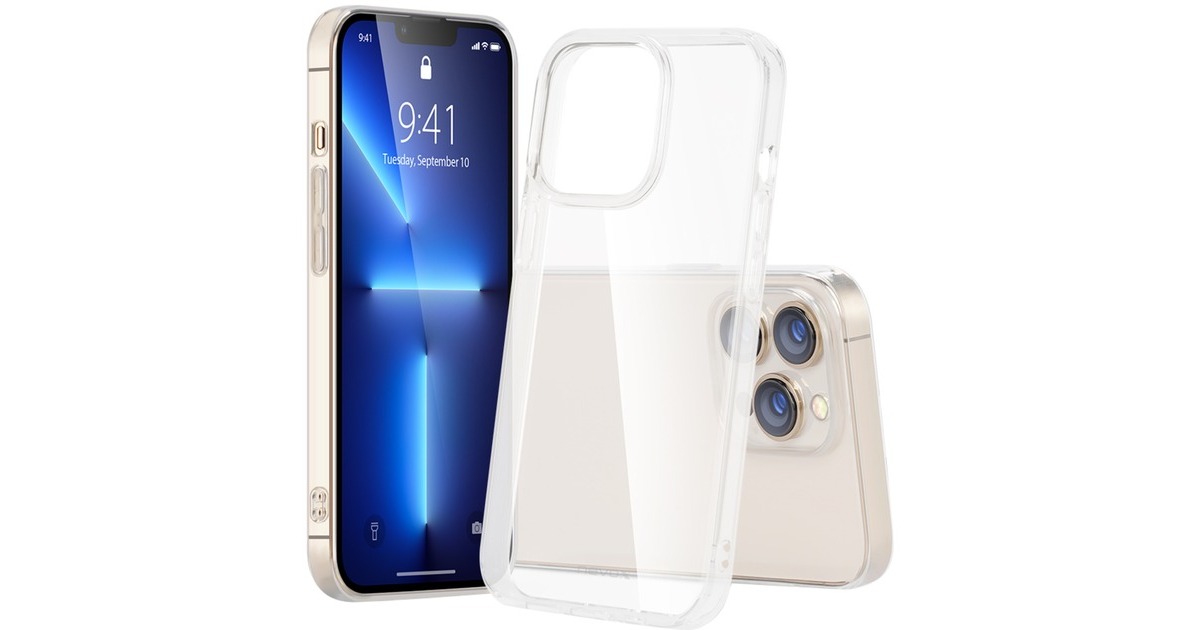 Nevox StyleShell Flex, Handyhülle(transparent, iPhone 14 Pro Max)