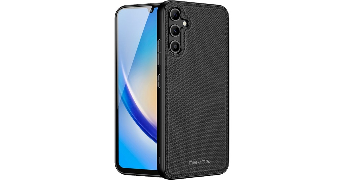 Nevox StyleShell NYLO, Handyhülle(schwarz, Samsung Galaxy A34 5G)