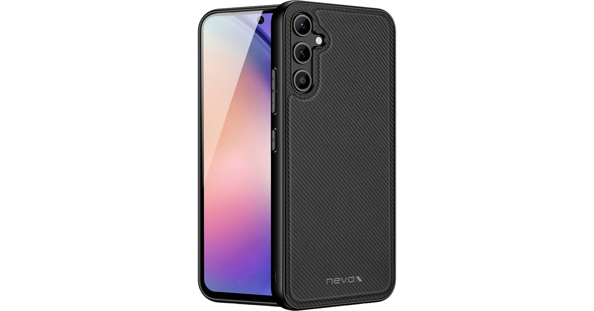 Nevox StyleShell NYLO, Handyhülle(schwarz, Samsung Galaxy A54 5G)