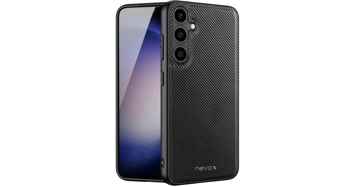 Nevox StyleShell NYLO, Handyhülle(schwarz, Samsung Galaxy S24)
