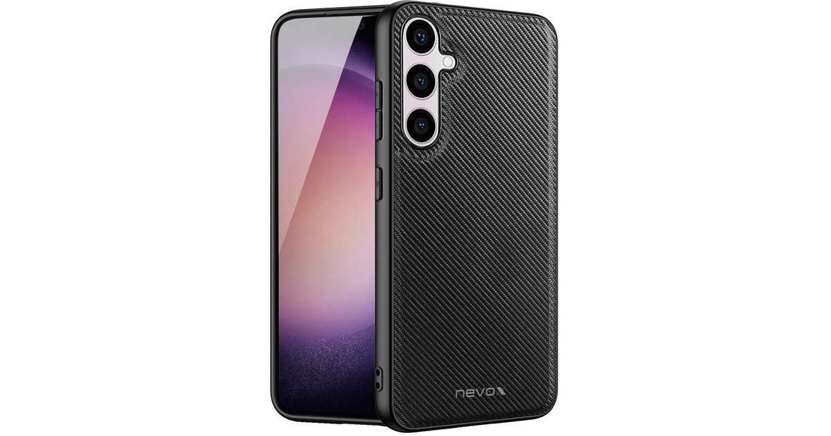 Nevox StyleShell NYLO, Handyhülle(schwarz, Samsung Galaxy S24 Plus)
