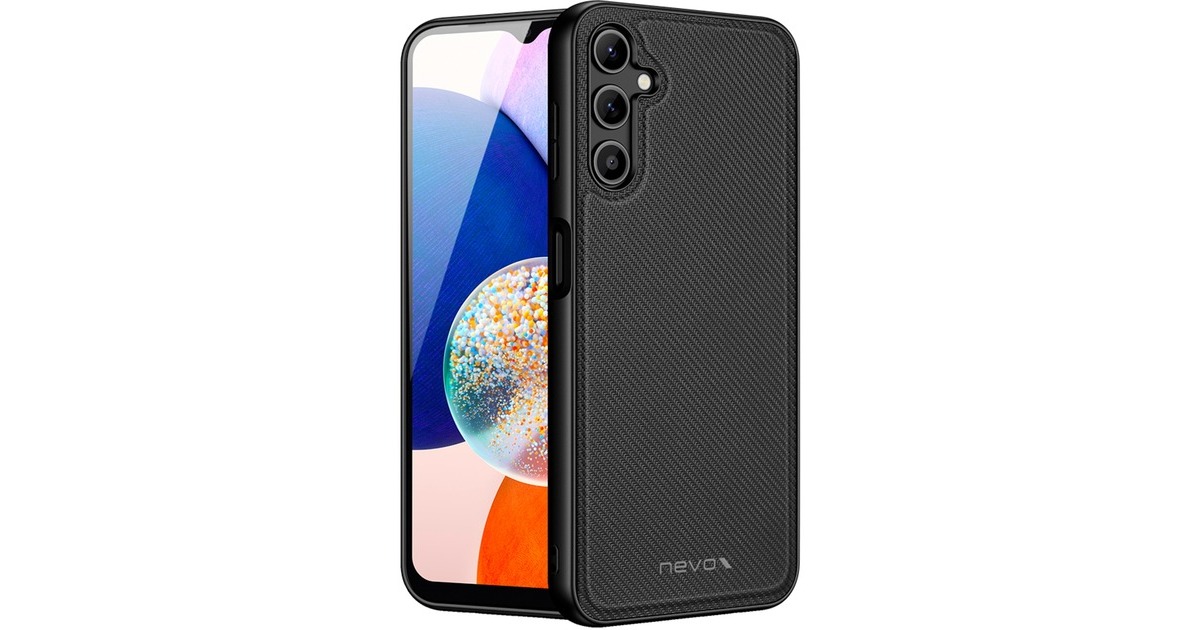 Nevox StyleShell NYLO, Handyhülle(schwarz, Samsung Galaxy A15 5G / A15 4G)