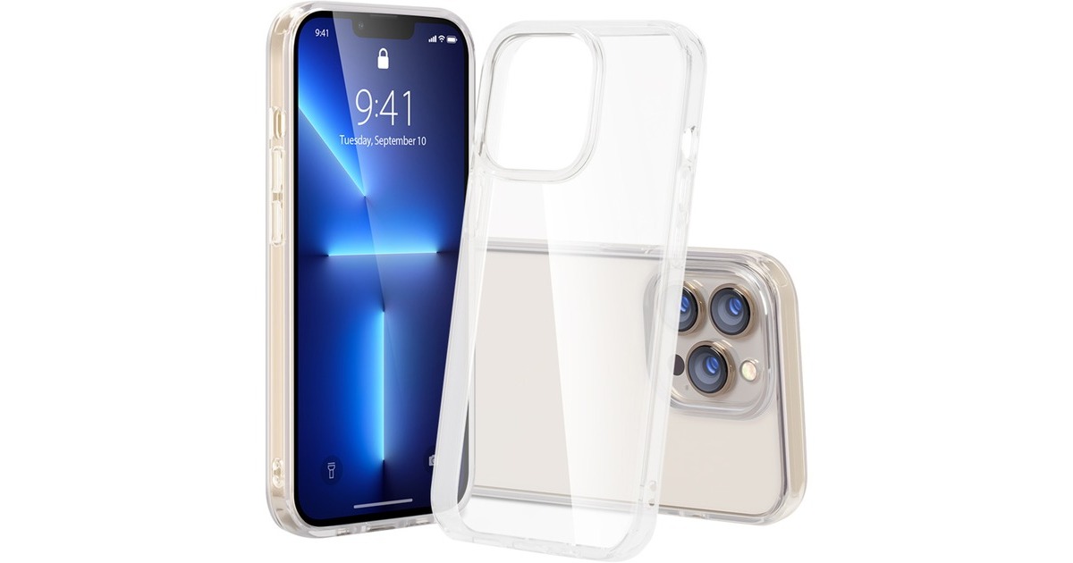 Nevox StyleShell SHOCKFLEX, Handyhülle(transparent, iPhone 14 Pro Max)