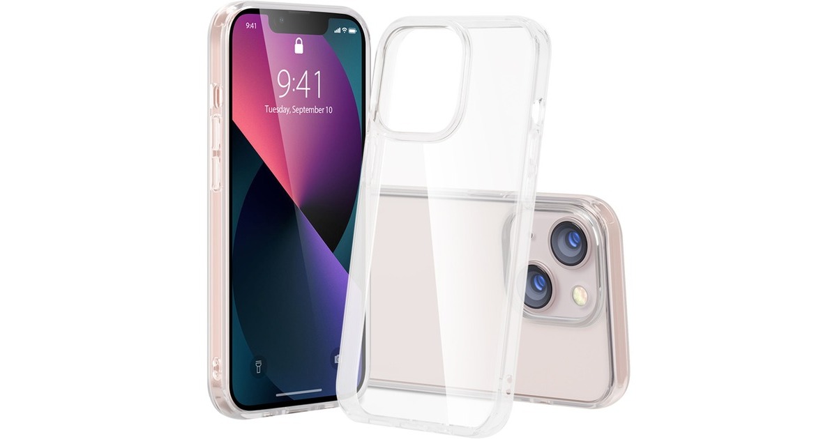 Nevox StyleShell SHOCKFlex, Handyhülle(transparent, iPhone 15 Plus)