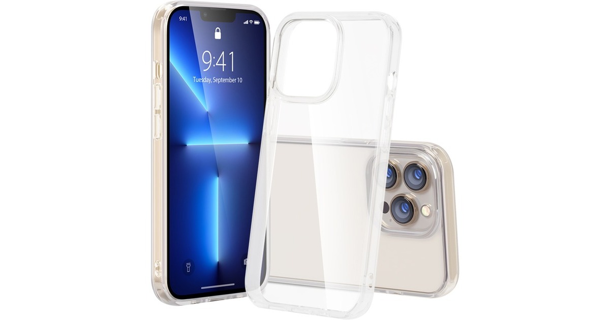 Nevox StyleShell SHOCKFlex, Handyhülle(transparent, iPhone 15 Pro Max)