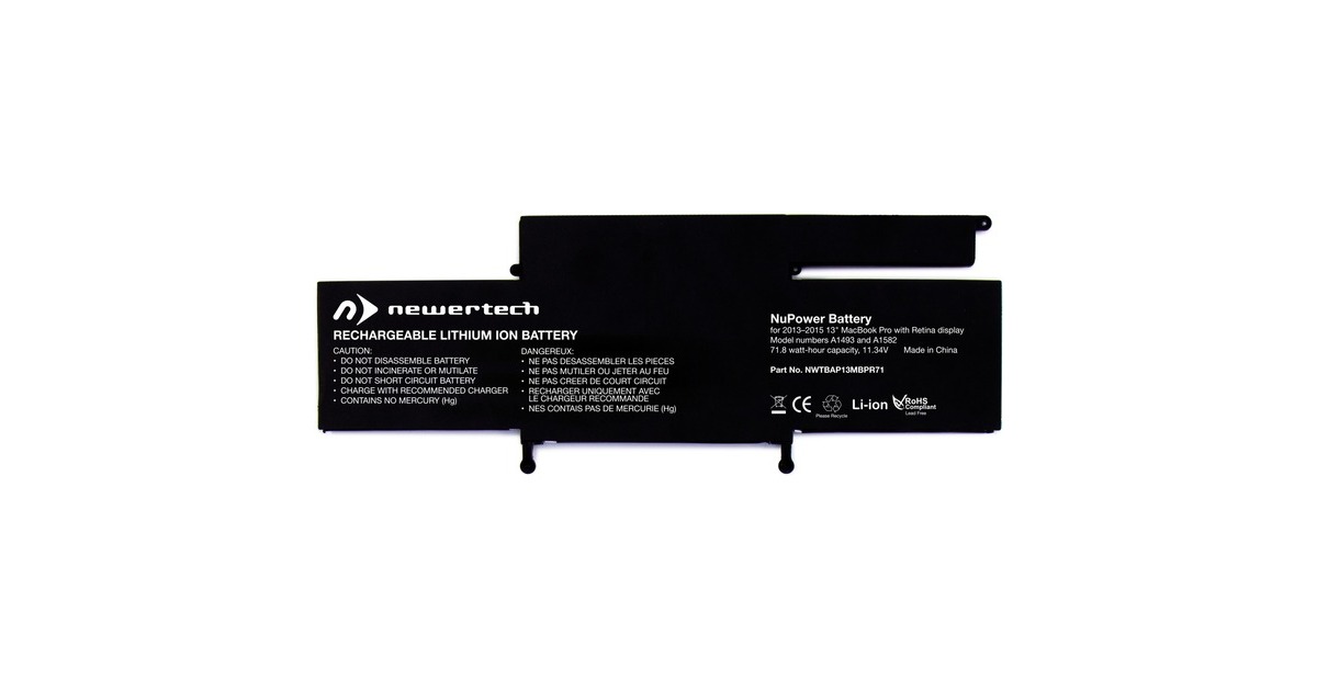 NewerTech 72W NuPower für MacBook Pro 33,02 cm (13"), Akku(schwarz)