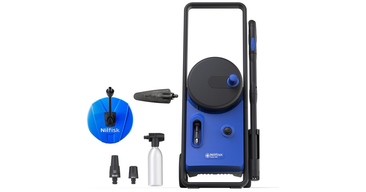Nilfisk Hochdruckreiniger Core 140-8 In Hand PowerControl - PCA EU(blau/schwarz, 1.800 Watt, mit Schlauchtrommel) Nilfisk Hochdruckreiniger Core 140-8 In Hand PowerControl - PCA EU(blau/schwarz, 1.800 Watt, mit Schlauchtrommel)