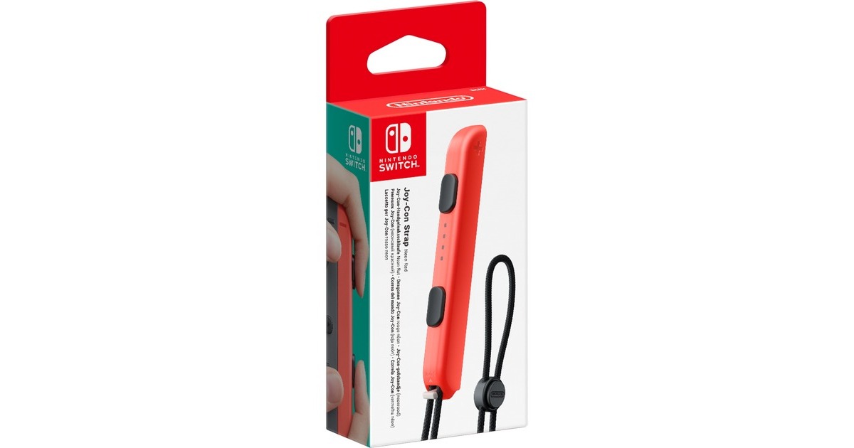 Nintendo Joy-Con-Handgelenkschlaufe, Halterung(neon-rot)