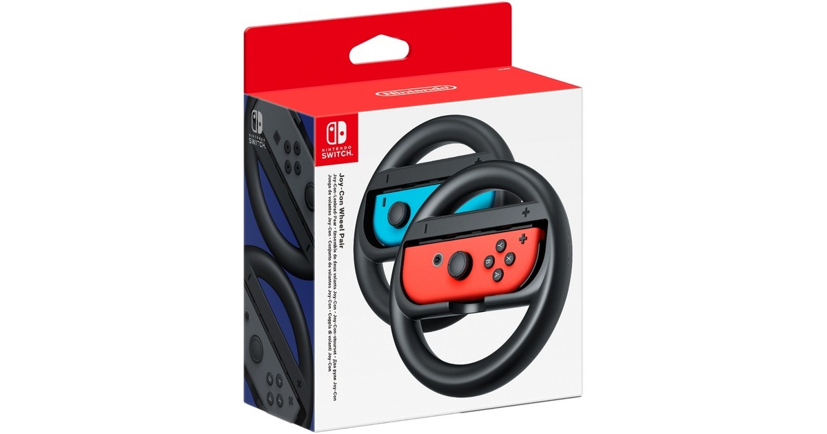 Nintendo Joy-Con-Lenkrad-Paar, Halterung(schwarz)