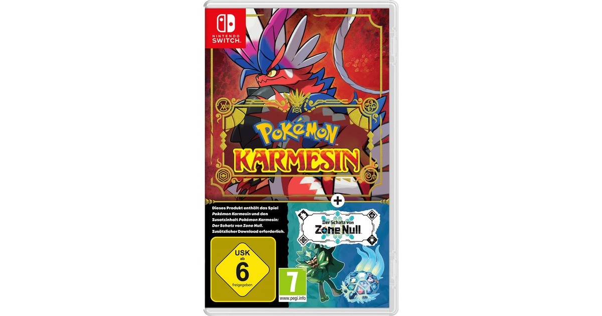 Nintendo Pokémon Karmesin & Der Schatz von Zone Null, Nintendo Switch-Spiel