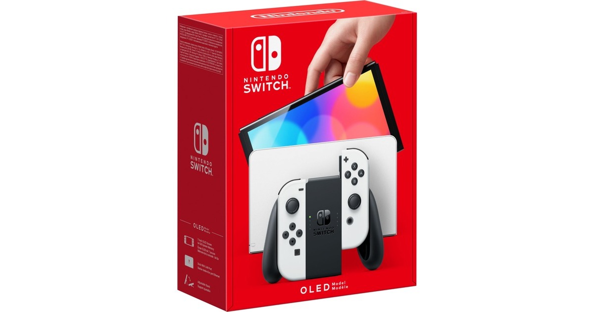 Nintendo Switch (OLED-Modell), Spielkonsole(weiß)
