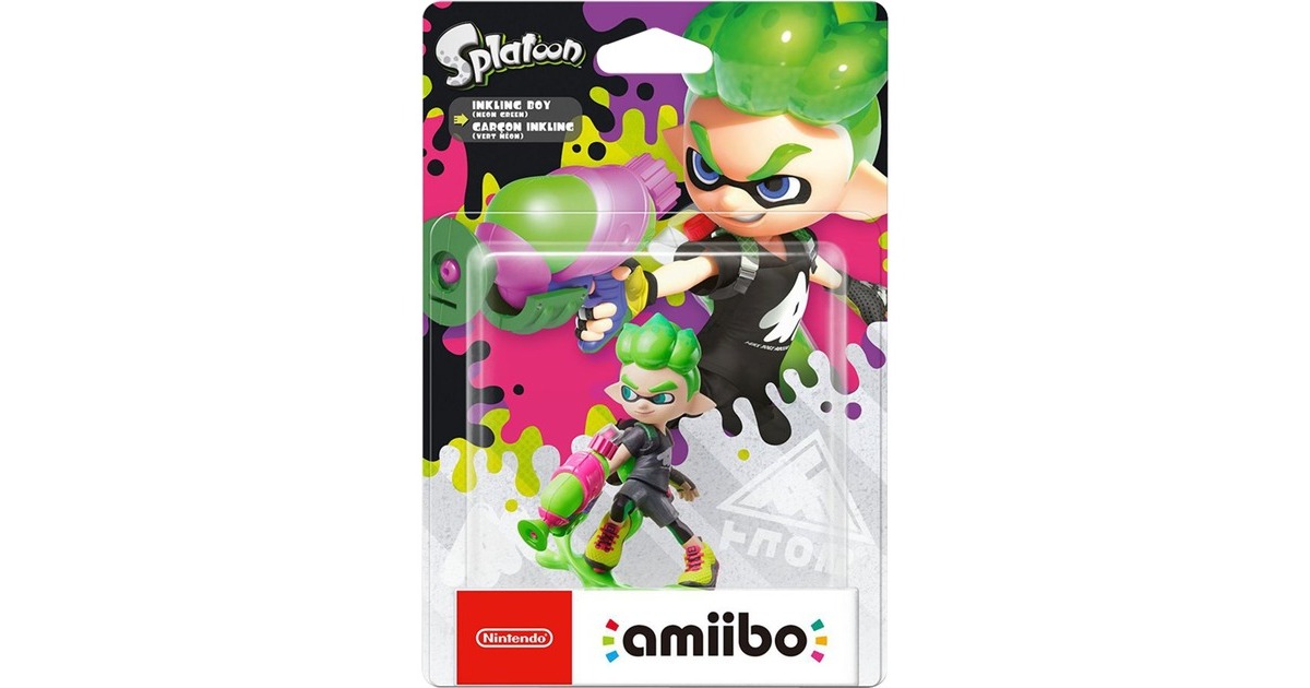 Nintendo amiibo Splatoon Inkling Junge-Spielfigur(grün)