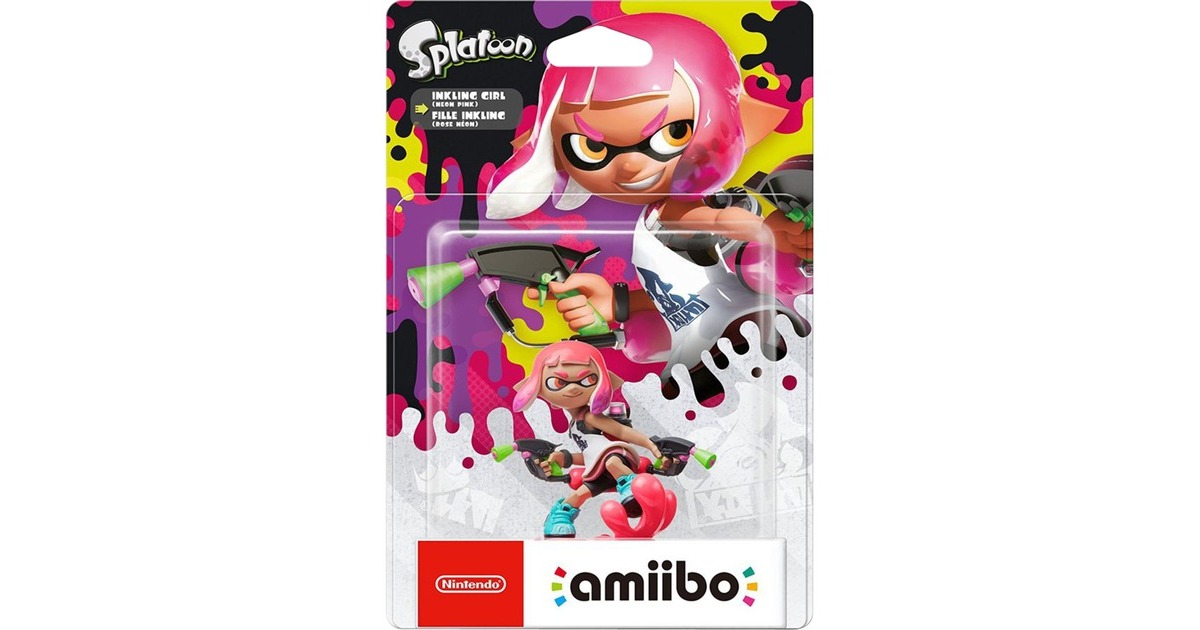 Nintendo amiibo Splatoon Inkling Mädchen-Spielfigur(pink)