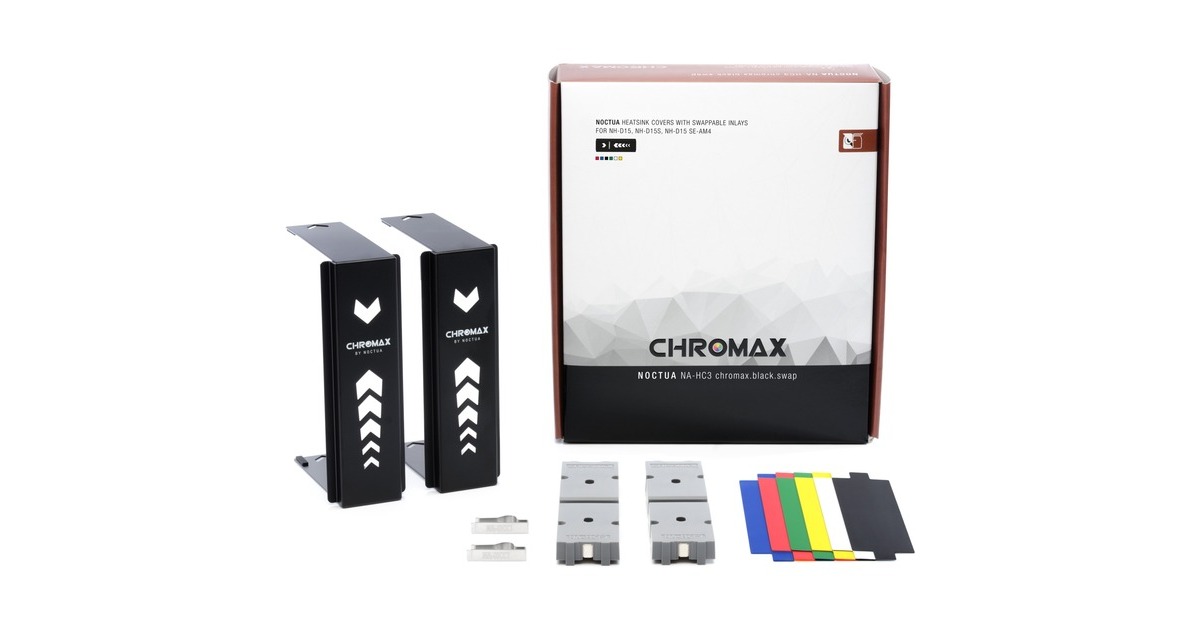 Noctua NA-HC3 chromax.black.swap, Abdeckung(schwarz)