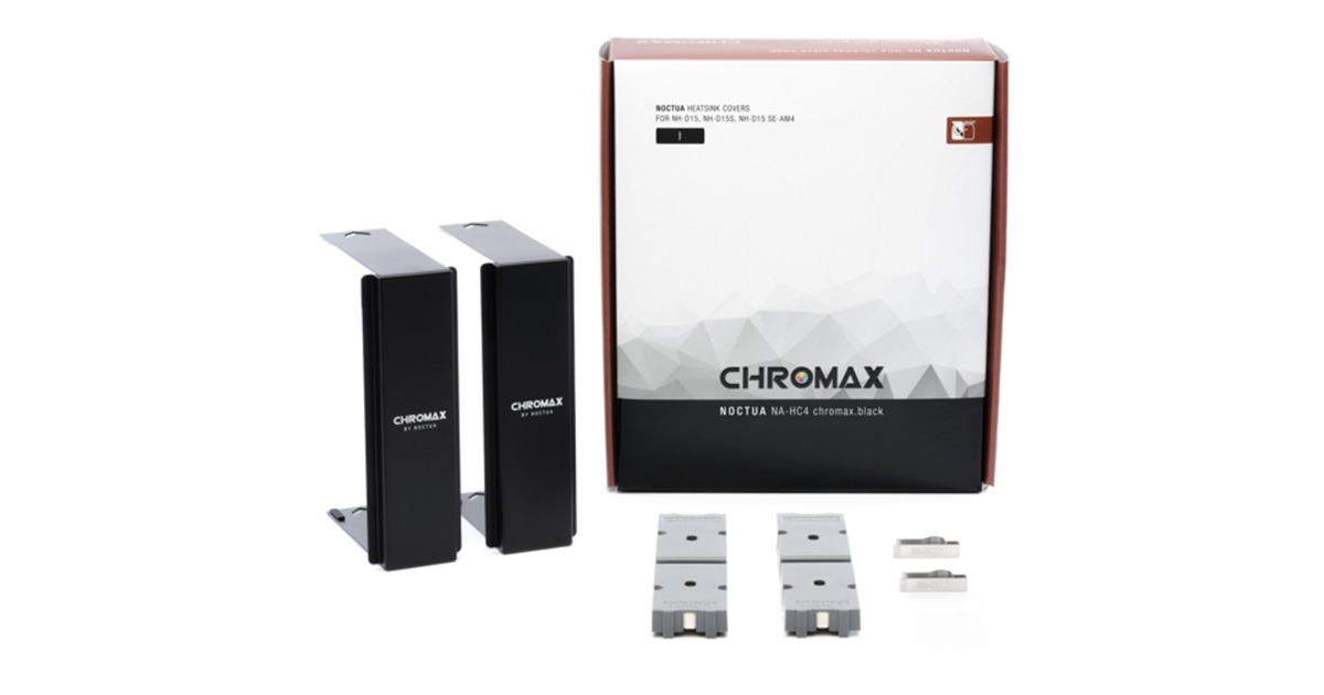 Noctua NA-HC4 chromax black, Abdeckung(schwarz)
