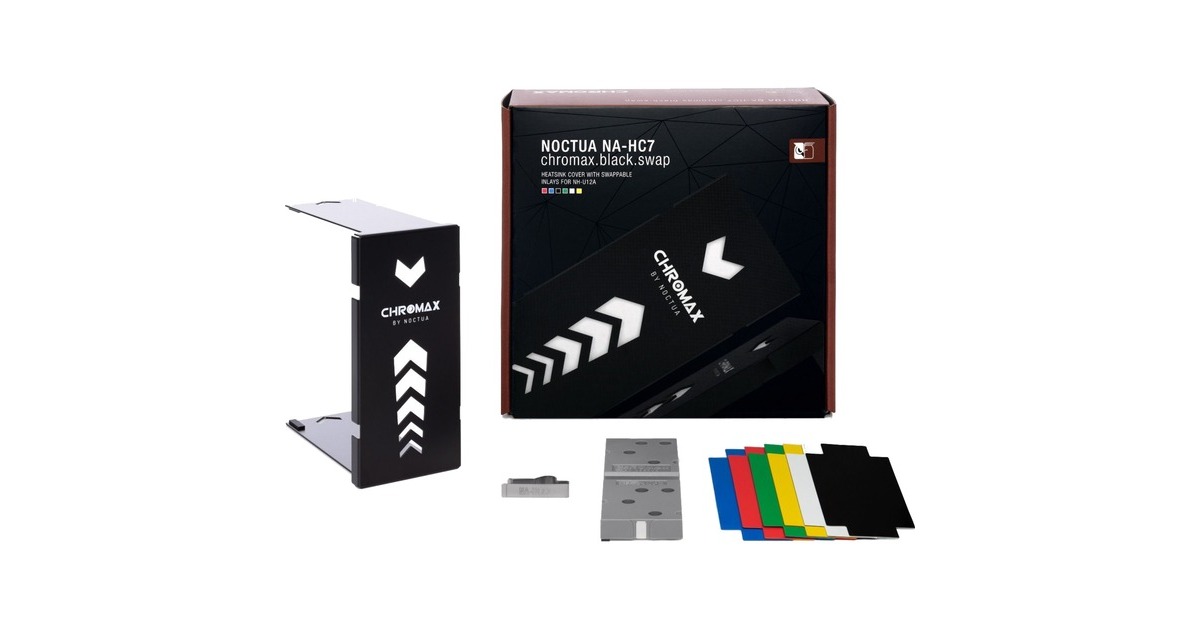 Noctua NA-HC7 chromax.black.swap, Abdeckung(schwarz)