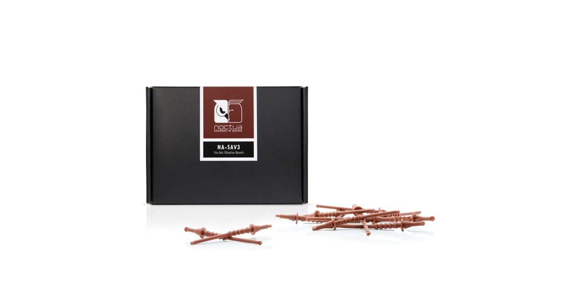 Noctua NA-SAV3 Anti Vibration Mounts, Befestigung/Montage(braun)