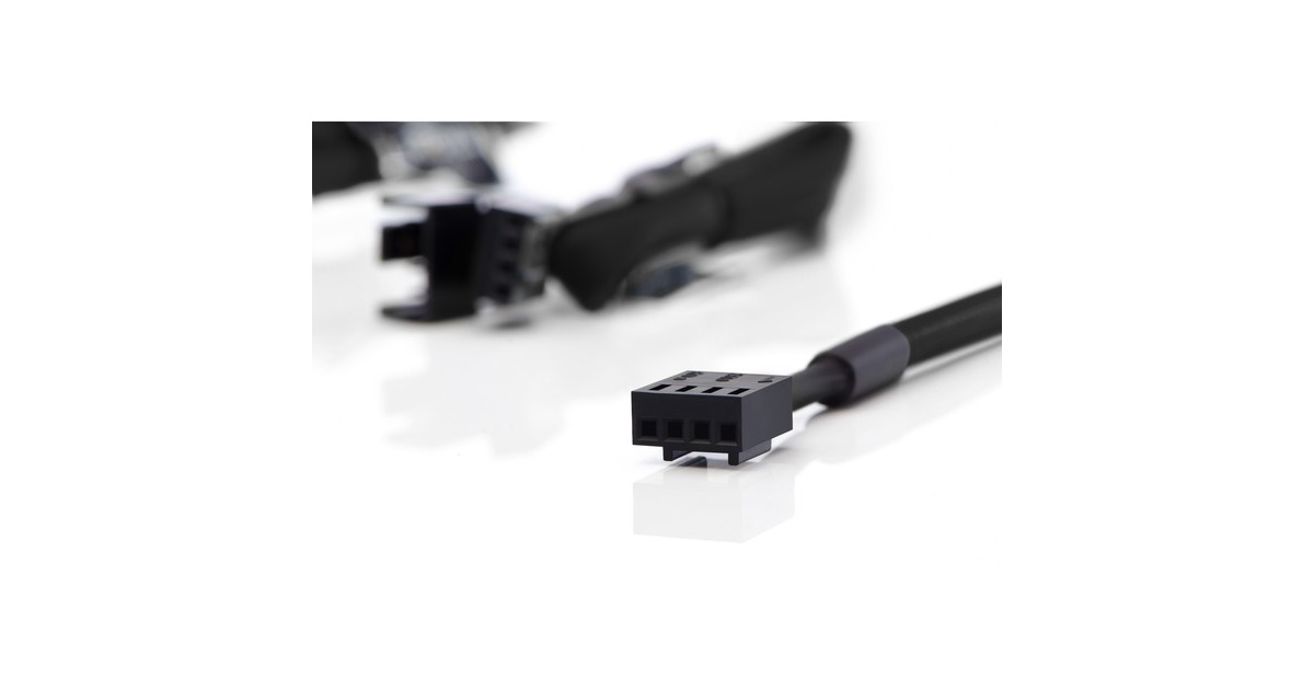 Noctua NA-SEC1 chromax black, Verlängerungskabel(schwarz, 30cm, 4 Stück)