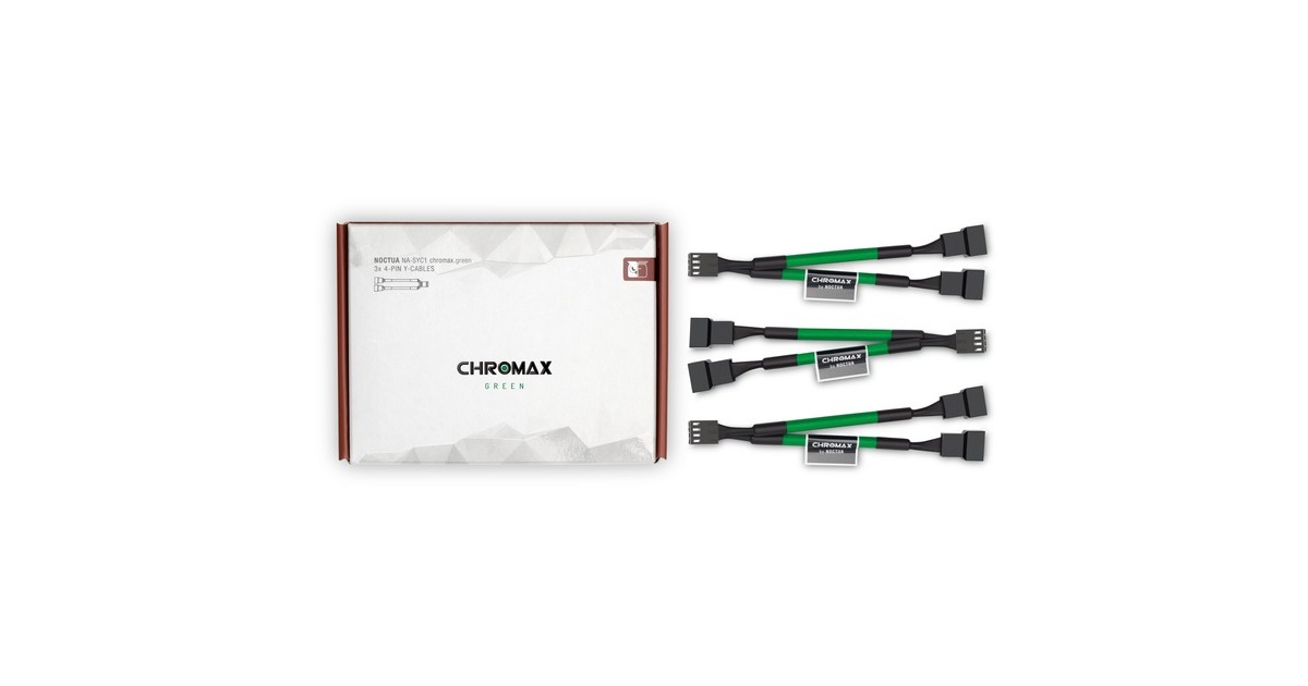 Noctua NA-SYC1 chromax green, Y-Kabel(grün, 3 Stück)