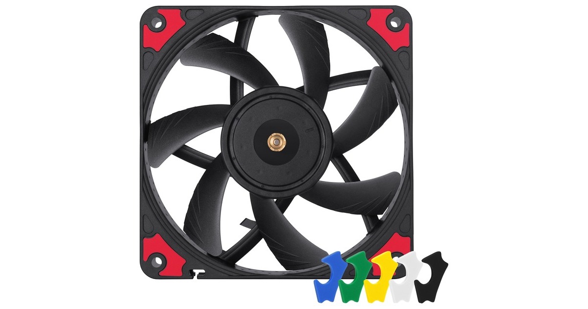 Noctua NF-A12x15 PWM chromax.black.swap, Gehäuselüfter(schwarz)