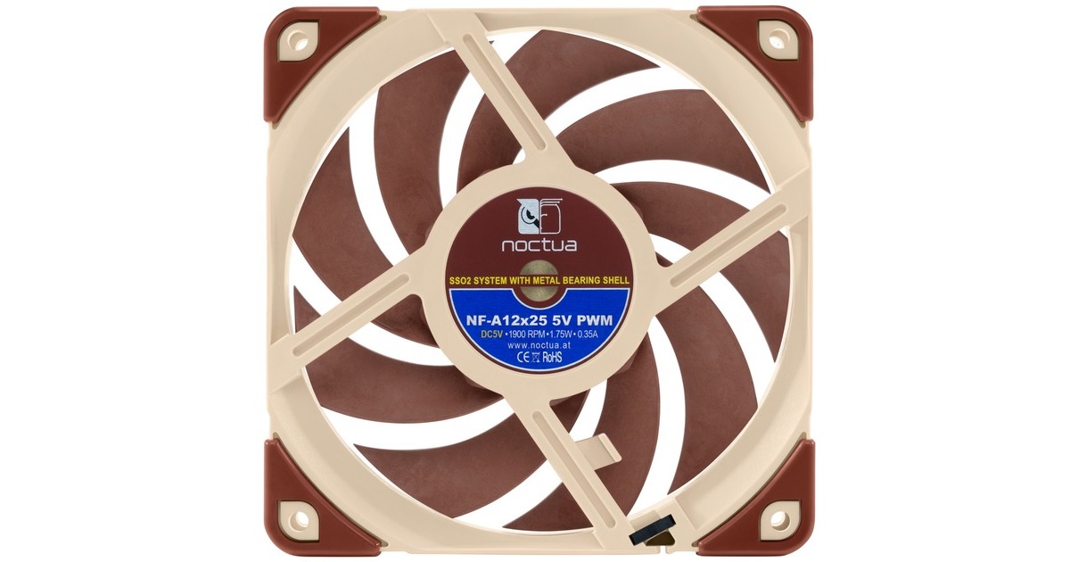 Noctua NF-A12x25 5V PWM, Gehäuselüfter