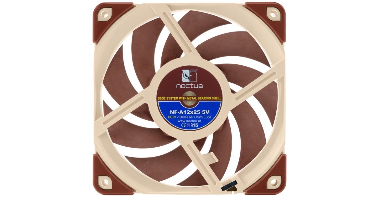 Noctua NF-A12x25 5V, Gehäuselüfter