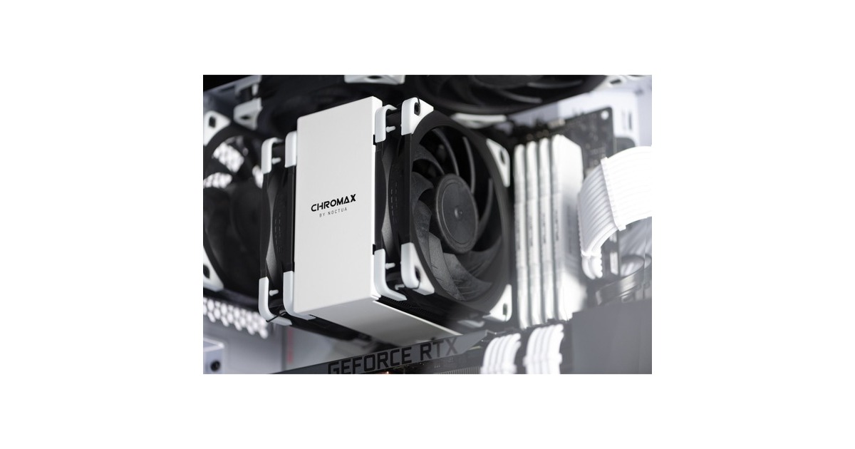 Noctua NF-A12x25 PWM chromax.black.swap 120x120x25, Gehäuselüfter(schwarz)