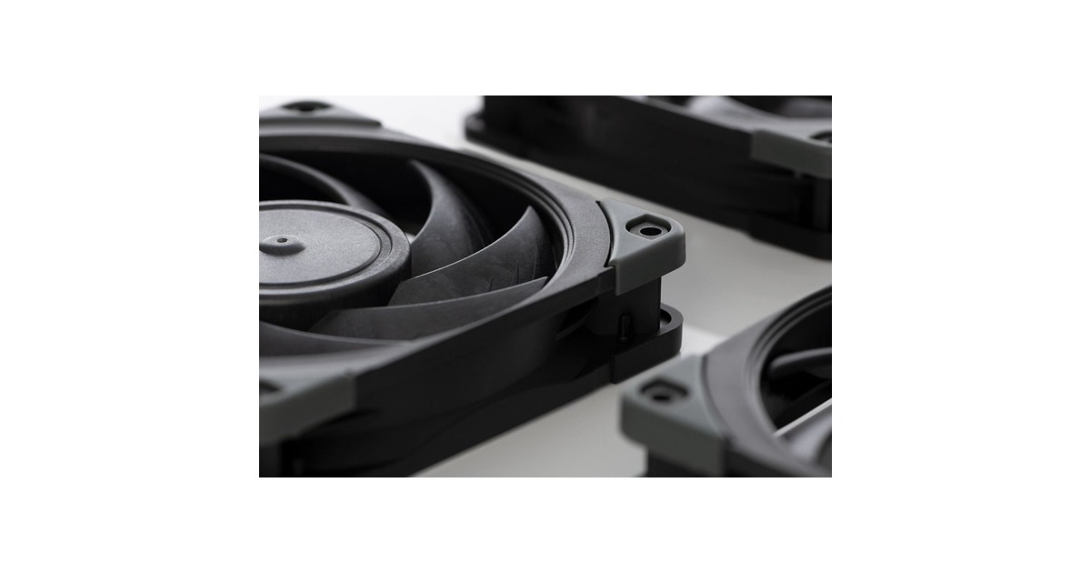 Noctua NF-A12x25 PWM chromax.black.swap 120x120x25, Gehäuselüfter(schwarz)